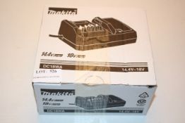 BOXED MAKITA 14.4V LI-ION 18V LI-ION DC18WA BATTERY CHARGER RRP £27.95Condition ReportAppraisal