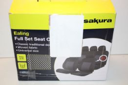 BOXED SAKURA EALING FULL SET SEAT COVERS Condition ReportAppraisal Available on Request- All Items