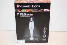 BOXED RUSSELL HOBBS FOOD COLLECTION HAND BLENDER RRP £18.99Condition ReportAppraisal Available on