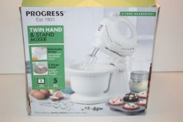 BOXED PROGRESS TWIN HAND & STAND MIXER RRP £29.15Condition ReportAppraisal Available on Request- All