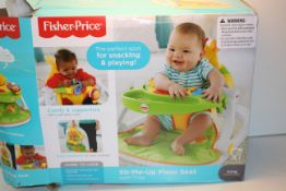 BOXED FISHER PRICE SIT-ME-UP FLOOR SEAT WITH TRAY RRP £49.99Condition ReportAppraisal Available on