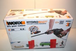 BOXED WORX HYDRO SHOT PRESSURE CLEANING REINVENTED RRP £119.99Condition ReportAppraisal Available on