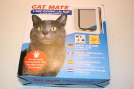 BOXED CAT MATE 4 WAY LOCKING CAT FLAP Condition ReportAppraisal Available on Request- All Items