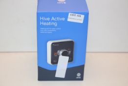 BOXED HIVE ACTIVE HEATING THERMOSTAT RECIEVER & HUB RRP £189.99Condition ReportAppraisal Available