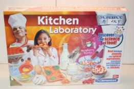 BOXED CLEMENTONI SCIENCE & PLAY KITCHEN LABORATORY RRP £39.99Condition ReportAppraisal Available