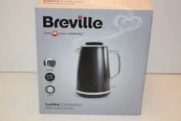 BOXED BREVILLE LUSTRA COLLECTION MATT BLACK KETTLE MODEL: VKT173 RRP £34.99Condition ReportAppraisal