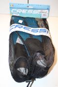 BAGGED CRESSI RONDINELLA SWIM FINS & SNORKEL SET Condition ReportAppraisal Available on Request- All