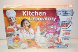 BOXED CLEMENTONI SCIENCE & PLAY KITCHEN LABORATORY RRP £39.99Condition ReportAppraisal Available