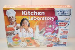 BOXED CLEMENTONI SCIENCE & PLAY KITCHEN LABORATORY RRP £39.99Condition ReportAppraisal Available