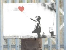 UNBOXED CANVAS PRINT BANKSY Condition ReportAppraisal Available on Request- All Items are