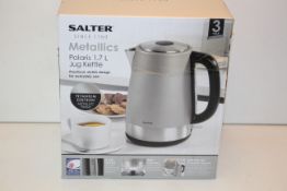BOXED SALTER METALLICS POLARIS 1.7L JUG KETTLE RRP £36.99Condition ReportAppraisal Available on
