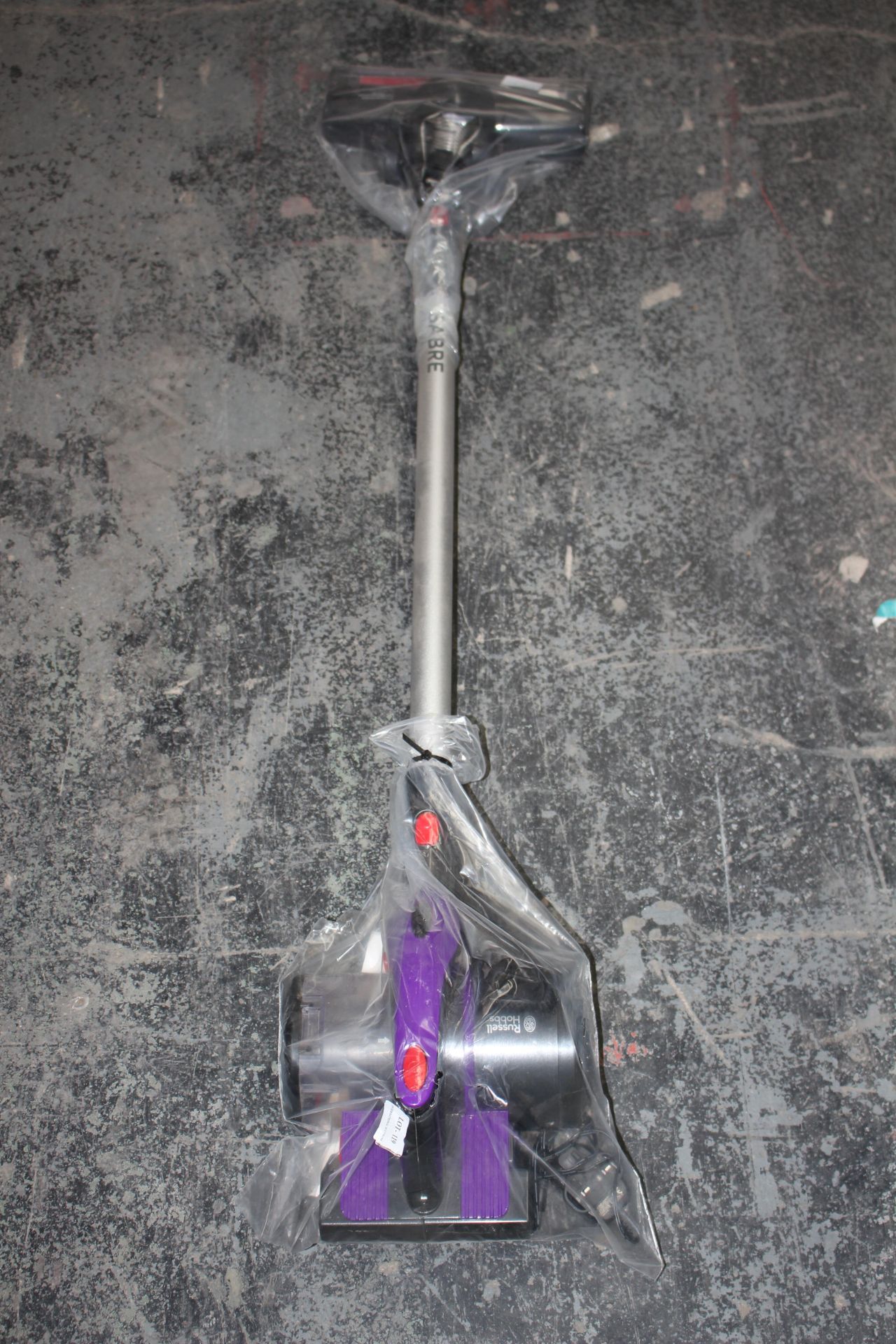 UNBOXED RUSSELL HOBBS SABRE CORDLESS HANDHELD VACUUM CLEANER RRP £120.00Condition ReportAppraisal