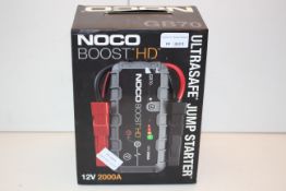 BOXED NOCO BOOST HD GB70 ULTRASAFE JUMP STARTER 12V 2000A RRP £200.00Condition ReportAppraisal