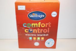 BOXED SILENTNIGHT COMFORT CONTROL ELECTRIC BLANKET SINGLE RRP £36.99Condition ReportAppraisal