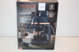 BOXED TOWER CAVALETTO ROSE GOLD EDITION 800W MIDNIGHT BLUE ESPRESSO MAKER RRP £34.95Condition