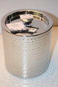 UNBOXED WITH TAGS ICE BUCKET WITH CHROME FINISH Condition ReportAppraisal Available on Request-