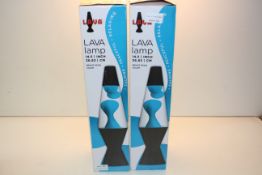 2X BOXED LAVA LAMPS BRIGHT NEON COLOUR COMBINED RRP £60.00Condition ReportAppraisal Available on