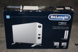 BOXED DELONGHI HSX SLIM STYLE PORTABLE ELECTRIC CONVECTOR HEATER RRP £69.99Condition ReportAppraisal