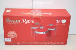 BOXED SWAN RETRO 3 PIECE CANISTER SET RRP £29.99Condition ReportAppraisal Available on Request-