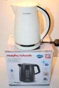 2X ASSORTED BOXED/UNBOXED MORPHY RICHARDS KETTLES (IMAGE DEPICTS STOCK)Condition ReportAppraisal