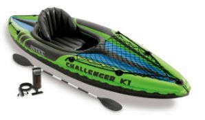 BOXED INTEX K1 CHALLENGER KAYAK RRP £199.00Condition ReportAppraisal Available on Request- All Items