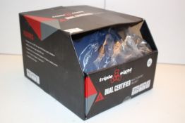 BOXED TRIPLE EIGHT DUAL CERTIFIED MULTI SPORT HELMET L/XL RRP £40.00Condition ReportAppraisal