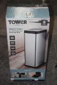 BOXED TOWER FREEDOM 60L RECTANGULAR SENSOR BIN RRP £59.99Condition ReportAppraisal Available on
