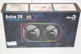 BOXED ASTRO 24 24CM ARGB COMPUTER FAN AERO COOL RRP £26.83Condition ReportAppraisal Available on