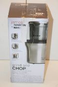 BOXED JAMES MARTIN BY WAHL GRIND AND CHOP 200W CHOPPER & GRINDER RRP £39.99Condition ReportAppraisal