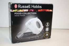 BOXED RUSSELL HOBBS FOOD COLLECTION HAND BLENDER RRP £18.99Condition ReportAppraisal Available on