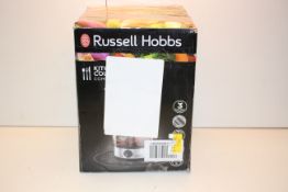 BOXED RUSSELL HOBBS KITCHEN COLLECTION COMPACT STEAMER Condition ReportAppraisal Available on