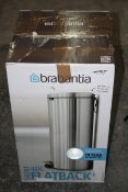 BOXED BRABANTIA SILENT 40L FLATBACK+ PEDAL BIN RRP £59.99Condition ReportAppraisal Available on