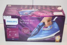 BOXED PHILIPS EASY SPEED PLUS STEAM IRON MODEL: GC2145 RRP £29.99Condition ReportAppraisal Available