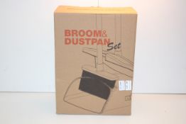 BOXED BROOM & DUSTPAN SET (IMAGE DEPICTS STOCK)Condition ReportAppraisal Available on Request- All