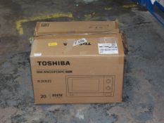 BOXED TOSHIBA 20L MANUAL SOLO MICROWAVE OVEN MODEL: MM-MM20P (WH) RRP £59.99Condition