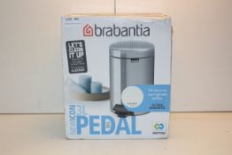 BOXED BRABANTIA NEWICON 3L PEDAL BIN RRP £19.99Condition ReportAppraisal Available on Request- All