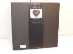 BOXED THE JUST SLATE COMPANY NATURAL SLATE HEART CHEESE BOARD Condition ReportAppraisal Available on