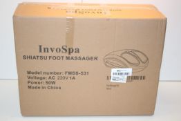 BOXED INVOSPA SHIATSU FOOT MASSAGER MODEL: FMSS-531 RRP £71.97Condition ReportAppraisal Available on