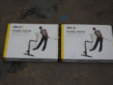 2X BOXED SKLZ PURE PATH VISUAL SWING PATH TRAINERS COMBINED RRP £50.00Condition ReportAppraisal