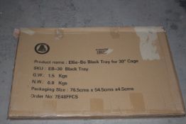 BOXED ELLIE-BO BLACK TRAY FOR 30" CAGE RRP £16.89Condition ReportAppraisal Available on Request- All