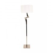 BOXED ASTLEY ENZO FLOOR LAMP IN NICKEL FINISH RRP £389.00Condition ReportAppraisal Available on