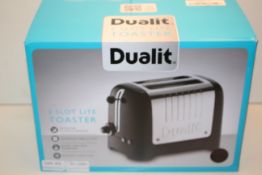 BOXED DUALIT THE CLASSIC TOASTER 2 SLOT LITE TOASTER RRP £119.00Condition ReportAppraisal