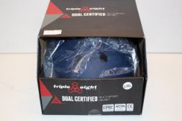 BOXED TRIPLE EIGHT NYC DUAL CERTIFIED MULTI SPORT HELMET L/XLCondition ReportAppraisal Available
