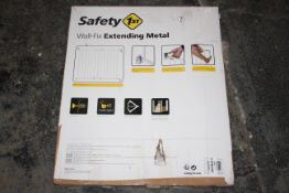 BOXED SAFETY 1ST WHITE CHILD SAFETY GATE WALL FIX EXTENDING METALCondition ReportAppraisal Available