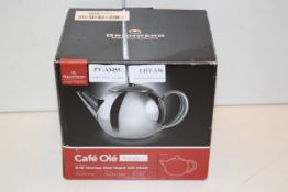 BOXED GRUNWERG CAFÉ OLE RONDEO STAINLESS STEEL TEAPOT WITH INFUSERCondition ReportAppraisal