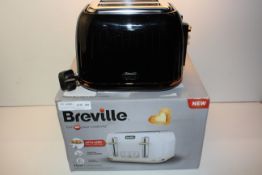 2X BOXED/UNBOXED BREVILLE 4 SLICE TOASTERS COMBINED RRP £120.00Condition ReportAppraisal Available