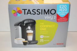 BOXED BOSCH TASSIMO VIVY 2 POD COFFEE MACHINE RRP £39.00Condition ReportAppraisal Available on