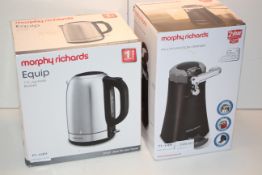 2X BOXED ASSORTED ITEMS TO INCLUDE MORPHY RICHARDS EQUIP KETTLE & MORPHY RICHARDS MULTIFUNCTION