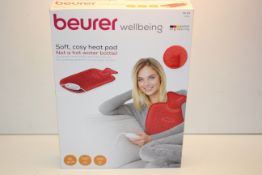 BOXED BEURER WELLBEING SOFT COSY HEAT PAD MODEL: HK44 RRP £44.99Condition ReportAppraisal