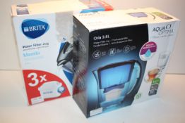 2X BOXED ASSORTED WATER FILTERS BY BRITA & AQUA OPTIMA (IMAGE DEPICTS STOCK)Condition